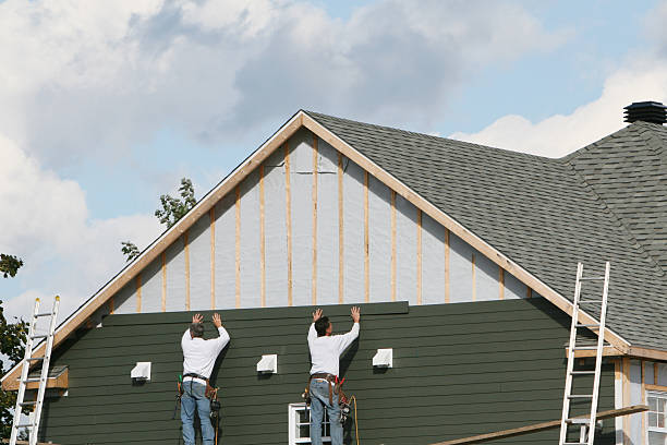 Professional Siding Replacement technician working in Parker, FL